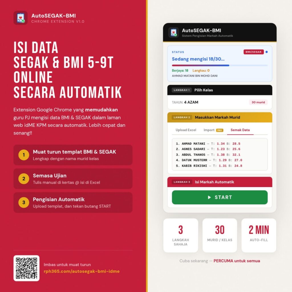 AutoSEGAK-BMI IDME: Isi Data SEGAK dan BMI Lagi Laju, Lagi Mudah